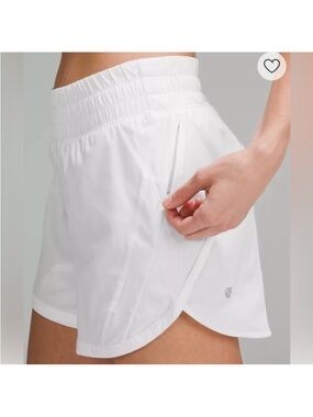 lululemon athletica White High-Rise Shorts - Size 2